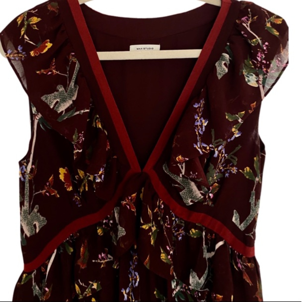 NWOT Max Studio tiered maxi dress size 12